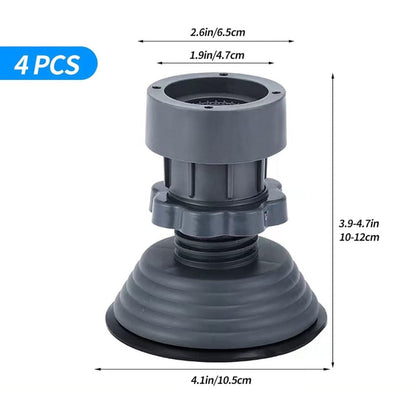 New Big Feet Adjustable Height Appliances FootPads (Pack Of 4)