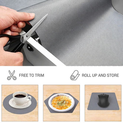 Anti Slip Shelf Saver Mat |45 Cm X 5 Meter| Big Roll | Plain Design