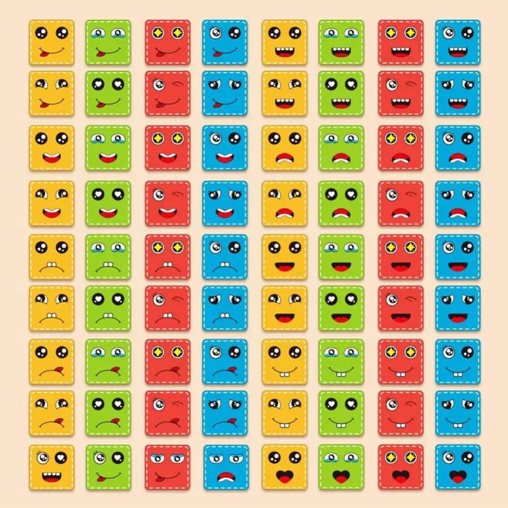 Crazy Puzzle Game For Kids ( 16 Blocks + 72 Playing Cards)