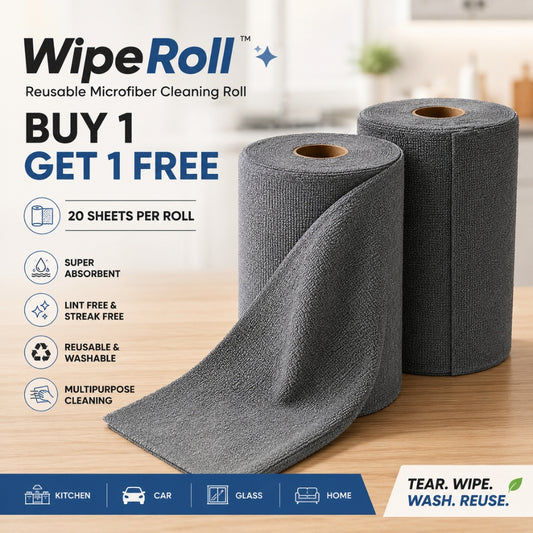 WipeRoll Reusable Cleaning Cloth | 4000 Times Washable | Buy 1 Get 1 Free