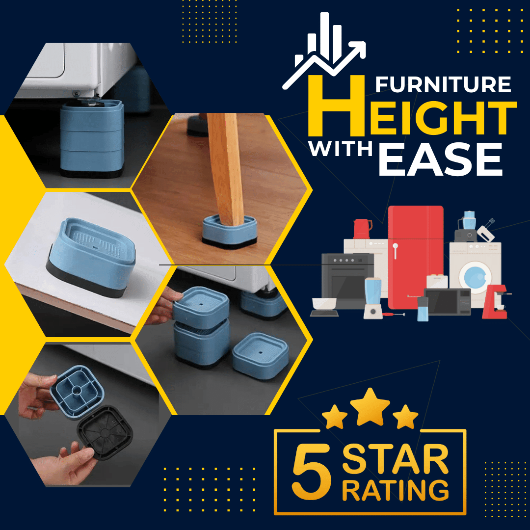 VersaLift Stacking Riser Set (Pack Of 4)