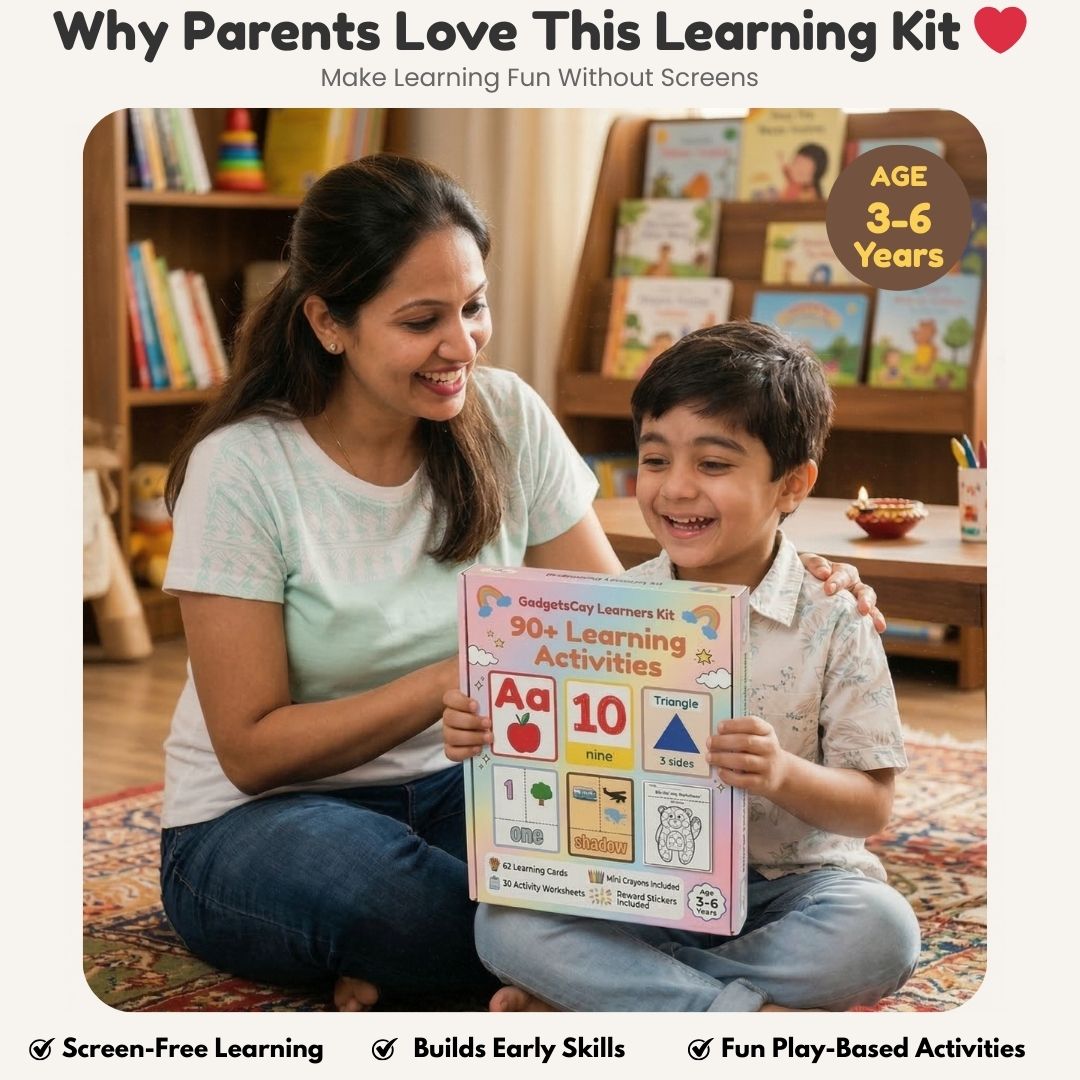GadgetsCay 90+ Learning Activities Kit for Kids (Age 3–6)