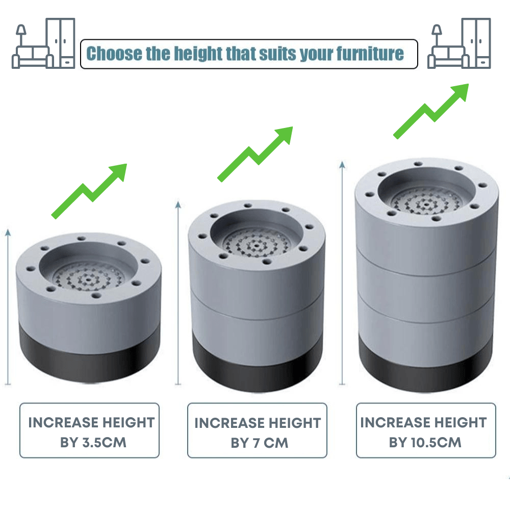 NEW WASHING MACHINE FOOT PADS (Pack Of 4)