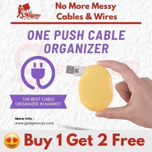 One Push Cable Organizer | Buy 1 Get 2 Free