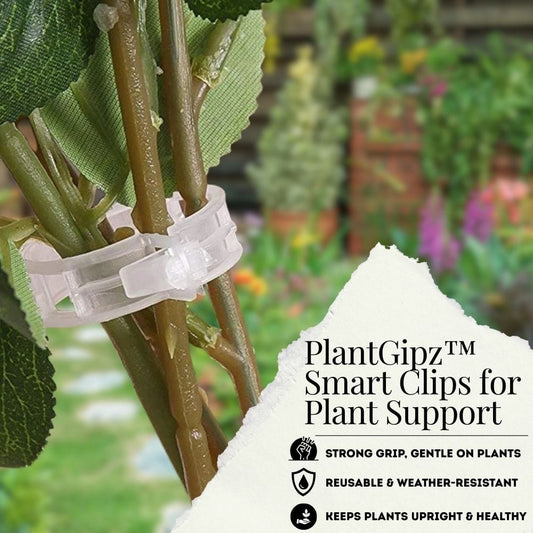 PlantGripz™ – Reusable Smart Clips for Plant Support