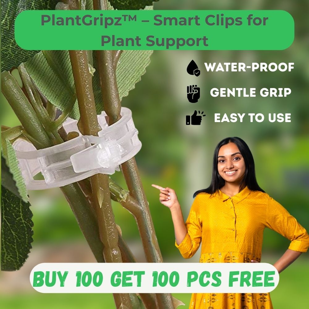 PlantGripz™ – Reusable Smart Clips for Plant Support (Buy 100 Get 100 Free)