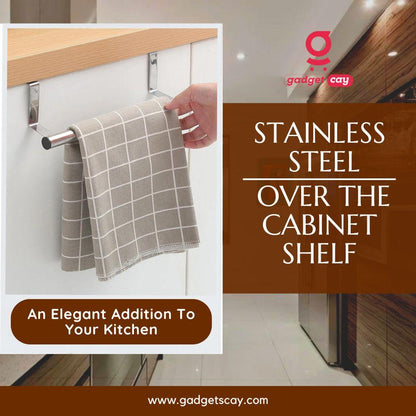 Multipurpose Stainless Steel Over the Cabinet Shelf