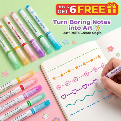 Magic Border Pen (Buy 6 Pens Get 6 Free)