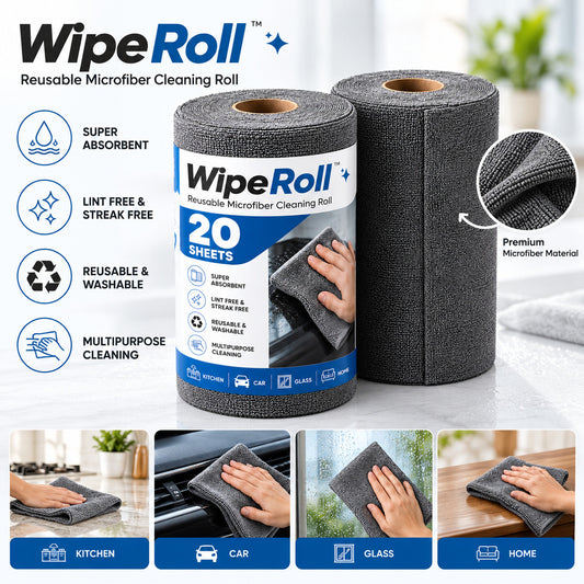 WipeRoll Reusable Cleaning Cloth | 4000 Times Washable | Buy 1 Get 1 Free