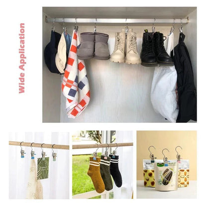 Space Saving Clothespin Hook