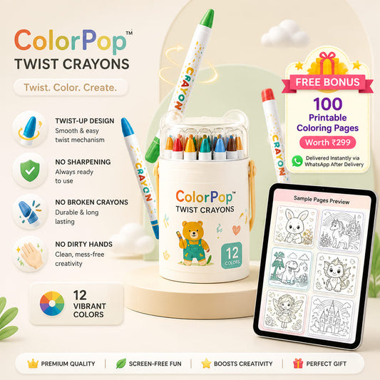 ColorPop™ Twist Crayons (12 Pcs)
