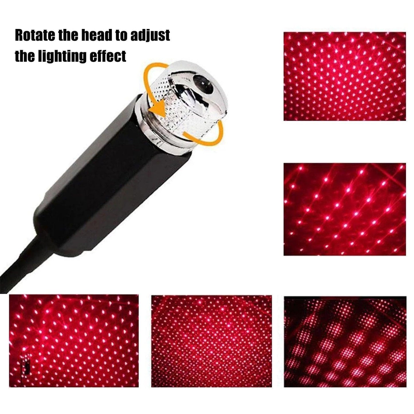 Car Romantic Atmosphere Light (Red)