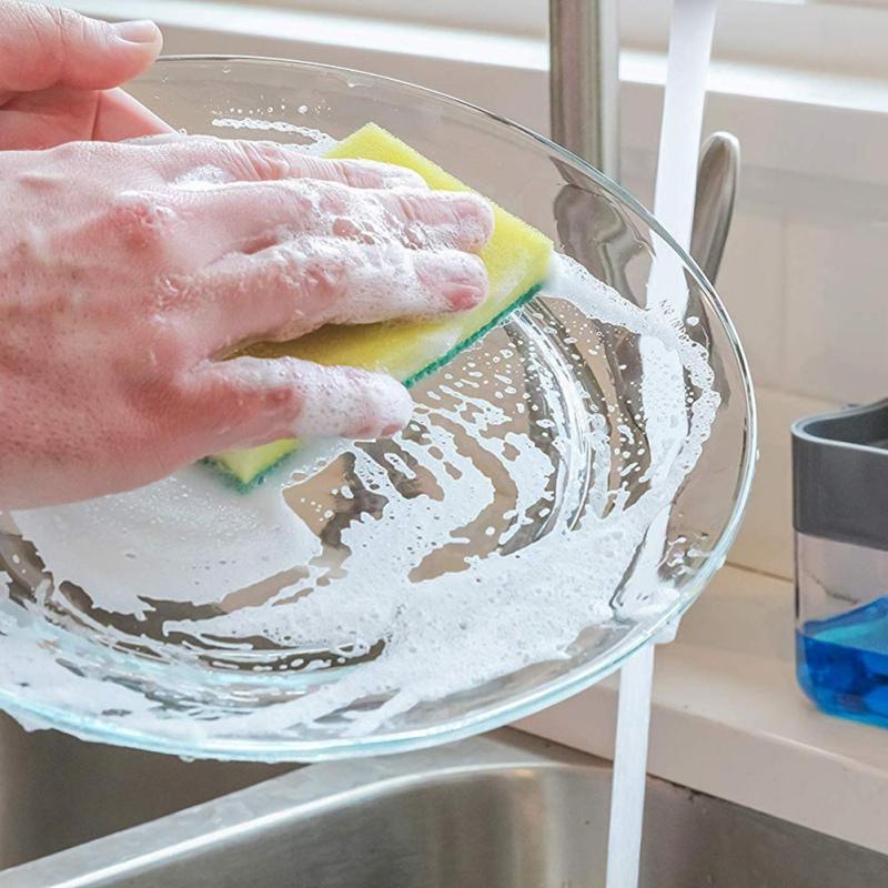 Dishwash Soap Dispenser With Free Sponge - GadgetsCay