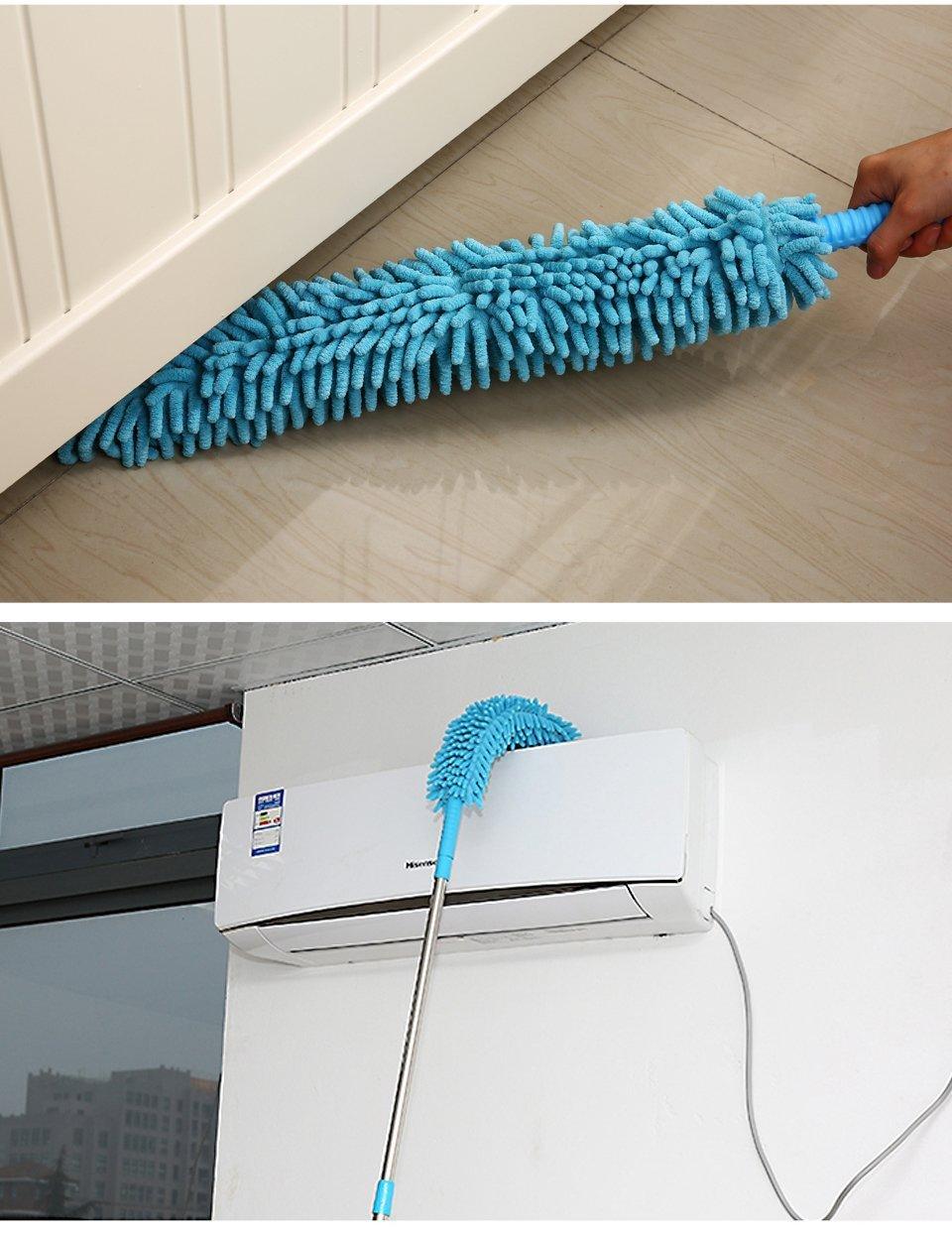 Extendable Cleaning Soft Duster With Long Handle - GadgetsCay