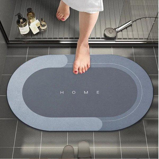 Magic Water Absorbent Floor Mat (Pack Of 1 Grey)