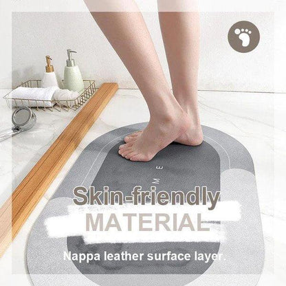 Magic Water Absorbent Floor Mat (Pack Of 1 Grey)