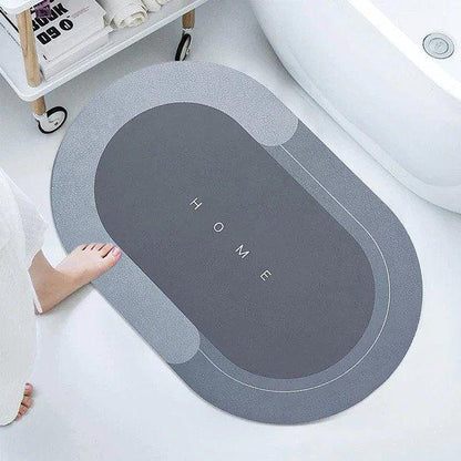 Magic Water Absorbent Floor Mat (Pack Of 1 Grey)