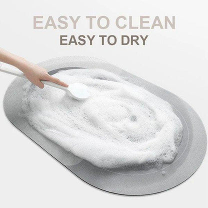 Magic Water Absorbent Floor Mat (Pack Of 1 Grey)