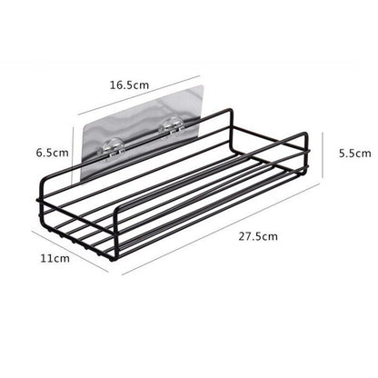 Kitchen/Bathroom Self Adhesive Storage Rack - GadgetsCay
