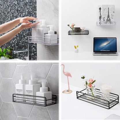Kitchen/Bathroom Self Adhesive Storage Rack - GadgetsCay